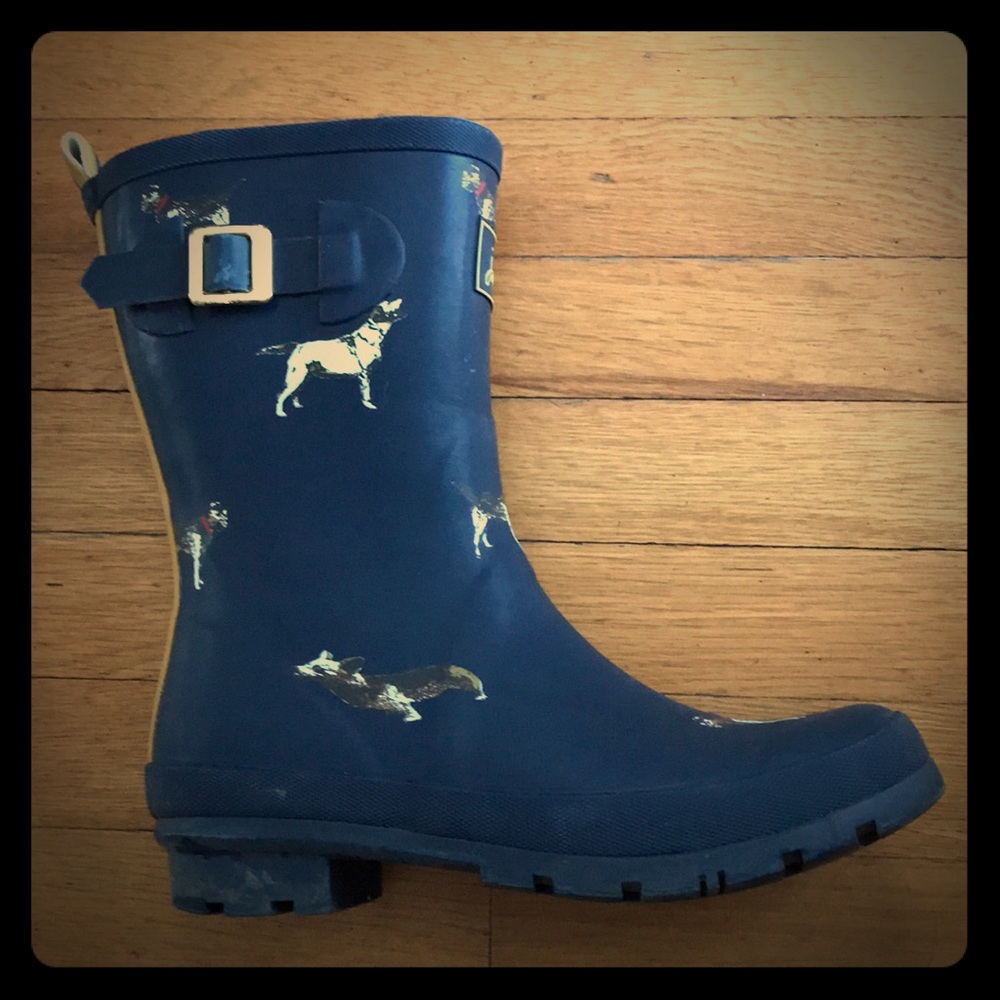 Joules Dog Print Boots